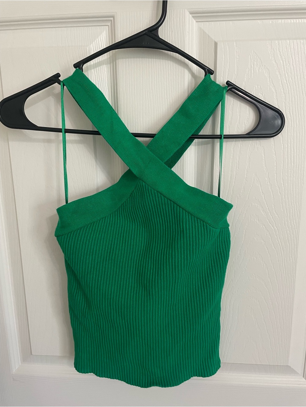 House of Harlow 1960 Emerald Green Ribbed Tank